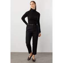 Ekol Beli Kemerli Dar Paça Pantolon 1015-26K
