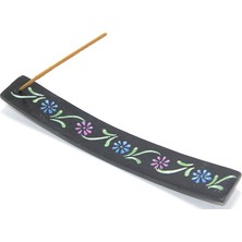 Hediye Bahçesi Obsidian Taşı Kayık Tütsülük Model 4