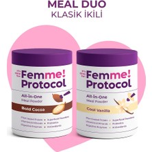 Femme Protocol Meal Duo Klasik Ikili: Bold Cocoa + Cool Vanilla ( 600 g x 2 Adet )