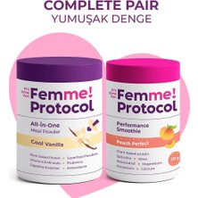 Femme Protocol Complete Pair Yumuşak Denge: Cool Vanilla + Peach Perfect ( 600 g & 360 g )