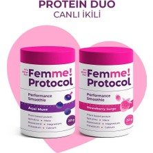 Protein Duo Canlı Ikili: Acai Muse + Strawberry Surge