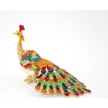 Hediye Bahçesi Swarovski Taşlı Tavuskuşu Model 1