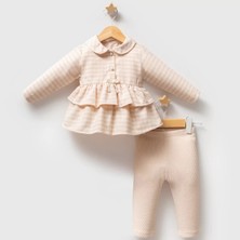 Moda Şahsenem Tongs Baby College 2'li Takım 5575 Pudra