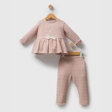 Moda Şahsenem Tongs Baby Magic Forest 2'li Takım 5642 Pudra