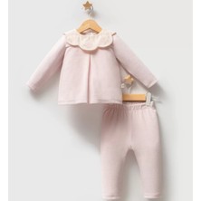 Moda Şahsenem Tongs Baby Etamine 2'li Takım 5681 Pembe