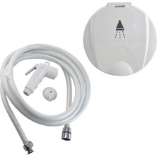 SHUIVAN Dizel Isıtıcı 75mm Hava Hortumu 3 Metre - Sert Alüminyum