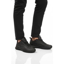 Walkway Siyah Bağcıklı Erkek Spor Ayakkabı