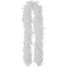 Hediye Bahçesi Beyaz Otriş Boa Tüy