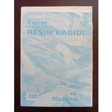 Egem Resim Kağıdı 25X35 120 gr 100LÜ Paket 1 Adet