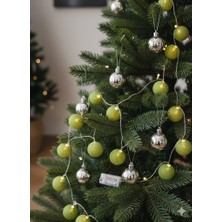 Dodomar Yılbaşı LED Işık LED Top Yeşil 10 Işık 2m Pilli