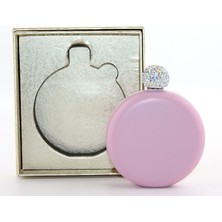 Hediye Bahçesi Paslanmaz Çelik Matara 5 Oz Pembe