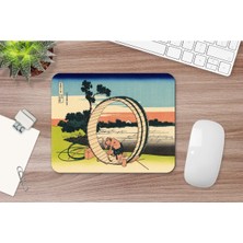 Hokusai Fujimi Fuji View Field In The Owari 17 x 21 cm Mouse Pad
