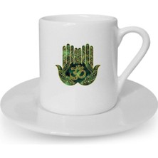 Türk Kahvesi Fincanı Om Yoga Meditasyon