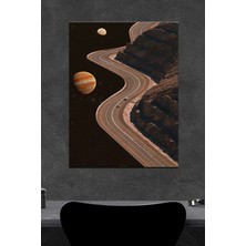 Uzay Yolu Ahşap Poster (27X18)