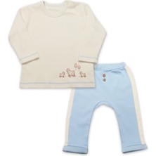 Moda Şahsenem Bistyle Curly Lamb 2'li Bebe Takım 14107 Bej-Ekru