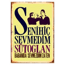 Ahşap Mdf Poster (27X18CM)