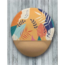 Tropikal Oval Bilek Destekli Mouse Pad