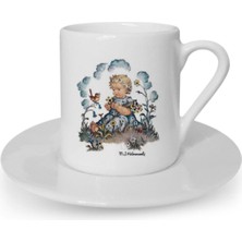 Türk Kahvesi Fincanı Vintage Dostluk Arkadaşlık Kardeşlik