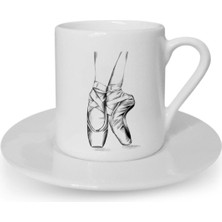 Türk Kahvesi Fincanı Balerin