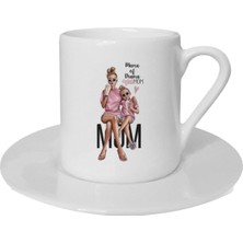 Türk Kahvesi Fincanı Anne Kız Anneler Günü