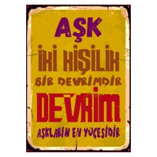Ahşap Mdf Poster (27X18CM)