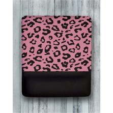 Pink Black Bilek Destekli Mouse Pad
