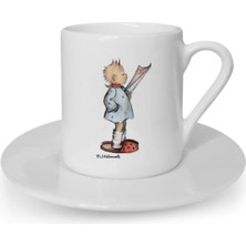 Türk Kahvesi Fincanı Vintage Dostluk Arkadaşlık Kardeşlik