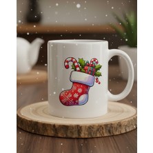 Sartre Art "hediye Çorabı Christmas Yılbaşı" Baskılı  Hediye Özel Tasarım Kupa Bardak