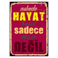Ahşap Mdf Poster (27X18CM)