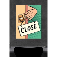 Close Ahşap Poster (27X18)