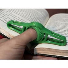 Belirtilmemiş Parmak Delikli Kitap Sayfa Tutucu Okuma Aparatı (360 Derece Dönebilen)