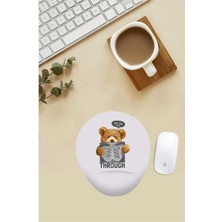 Hasta Teddy Desenli Bilek Destekli Mouse Pad