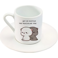 Mochi Cat Türk Kahve Fincanı