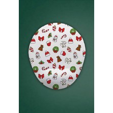 Yılbaşı Temalı Bilek Destekli Mouse Pad