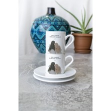 Kişiye Özel Ikili Isimli Türk Kahvesi Her Zaman Birlikte Olalım Kişisel Kahve Fincanı