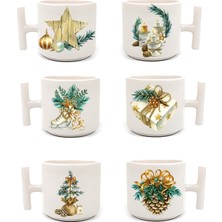 Altılı Yılbaşı Double Kahve Fincanı