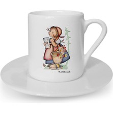 Türk Kahvesi Fincanı Vintage Dostluk Arkadaşlık Kardeşlik