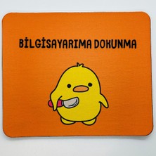 Sevimli Civciv Mouse Pad, 21X17 Cm, Kaymaz Taban, Ev, Ofis ve Oyun Için Rahat ve Yumuşak Mousepad