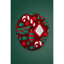 Yılbaşı Temalı Bilek Destekli Mouse Pad