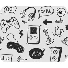 Oyuncu Mouse Pad Gamer, 23X19 Cm, Kaymaz Taban, Ev, Ofis ve Oyun Için Rahat ve Yumuşak Mousepad