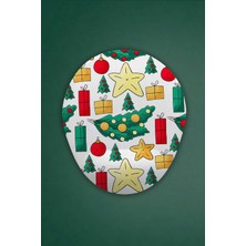 Yılbaşı Temalı Bilek Destekli Mouse Pad