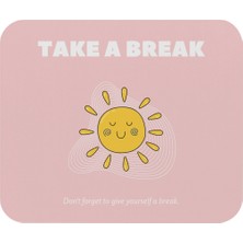 Sevimli Pembe Mouse Pad, 21X17 Cm, Kaymaz Taban, Ev, Ofis ve Oyun Için Rahat ve Yumuşak Mousepad