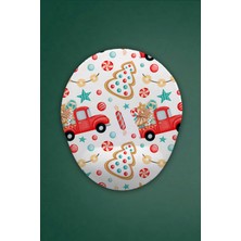 Yılbaşı Temalı Bilek Destekli Mouse Pad