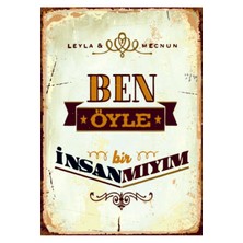 Ahşap Mdf Poster (27X18CM)