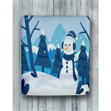 Müziksever Kardan Adam Bilek Destekli Mouse Pad