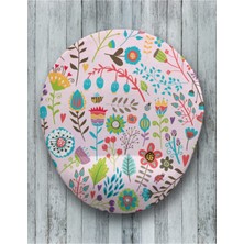 Flowers Oval Bilek Destekli Mouse Pad