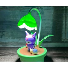 Menuzer Sevimli Karakterli LED Işıklı Şirin Çocuk Gece ve Masa Lambası