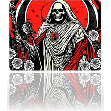 Urzuva  Red Halo Of Silence Gaming Oyuncu Xl Mouse Pad Kaydırmaz Mousepad 48X40 4mm Premium Model Büyük Boy