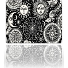 Urzuva  Zodiark Gaming Oyuncu Xl Mouse Pad Kaydırmaz Mousepad 48X40 4mm Premium Model Büyük Boy