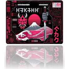 Urzuva  Red Surge Gaming Oyuncu Xl Mouse Pad Kaydırmaz Mousepad 48X40 4mm Premium Model Büyük Boy